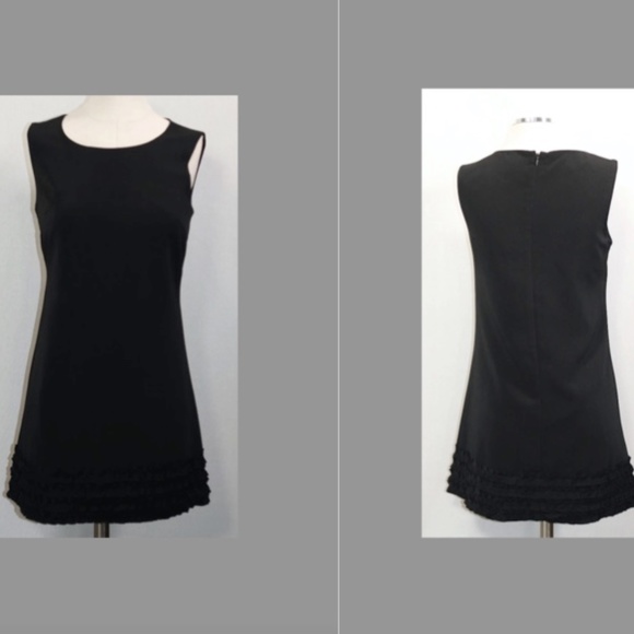 Twelve By Twelve Black Ruffle Dress - Picture 1 of 10